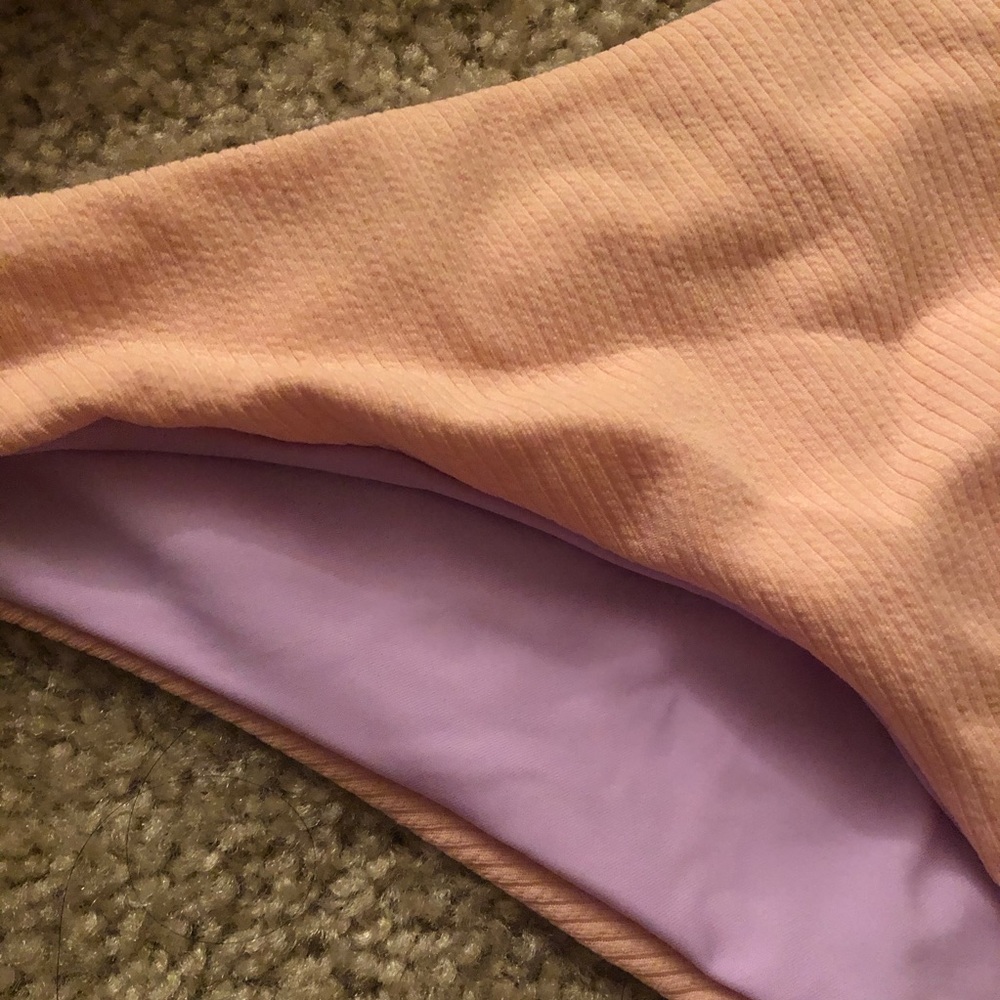 Pink Ribbed Bikini - Picture 2 of 2